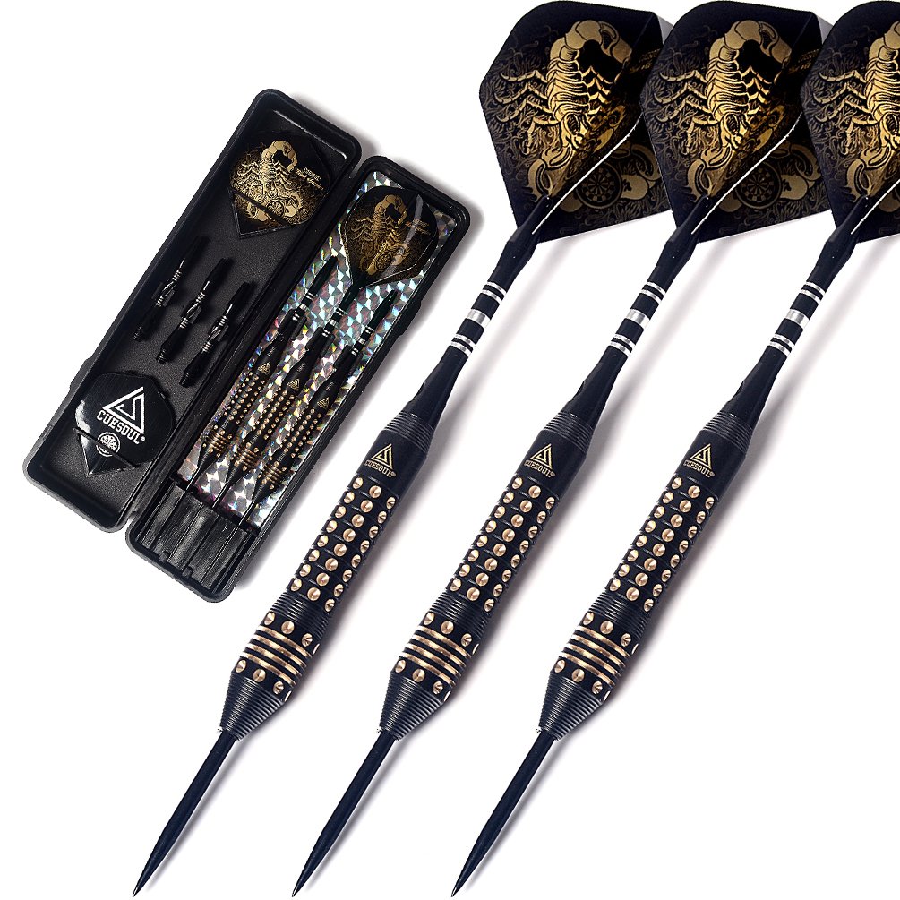 CUESOUL Black Scorpion 24 Grams Steel Tip Darts Unique Styles